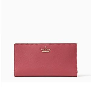 Kate Spade Stacy wallet Cinnabar